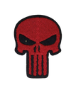 Parche Termoadhesivo Punisher Red 5,5x4 cm