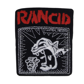 Parche Termoadhesivo Rancid Black 9x7,5cm