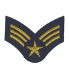Parche Termoadhesivo Rango Sargento US Army 7x5cm