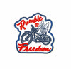 Parche Termoadhesivo Rumble Of Freedom 6x5,5cm