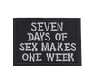 Parche Termoadhesivo Seven Days 7x5 cm