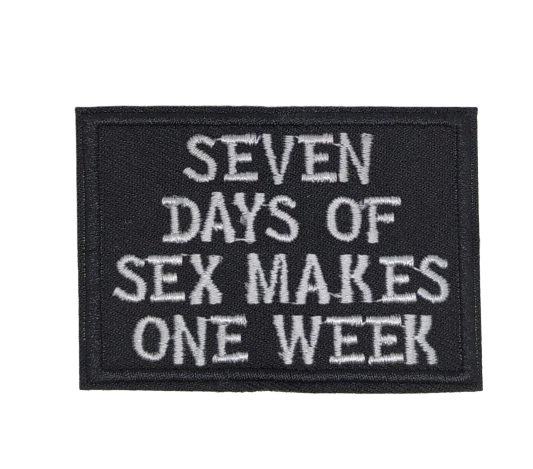 Parche Termoadhesivo Seven Days 7x5 cm