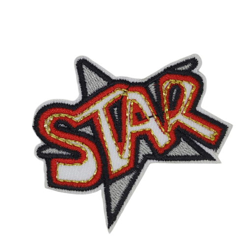 Parche Termoadhesivo Star 6,5x5,5 cm