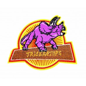 Parche Termoadhesivo Triceratops 9,5x7cm