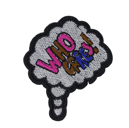 Parche Termoadhesivo Who Cares! 4,5 cm