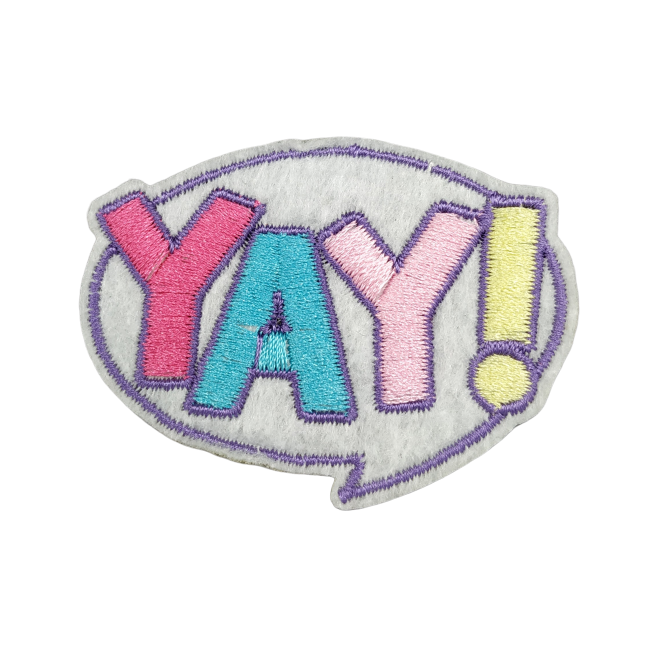 Parche Termoadhesivo YAY! 6x4 cm