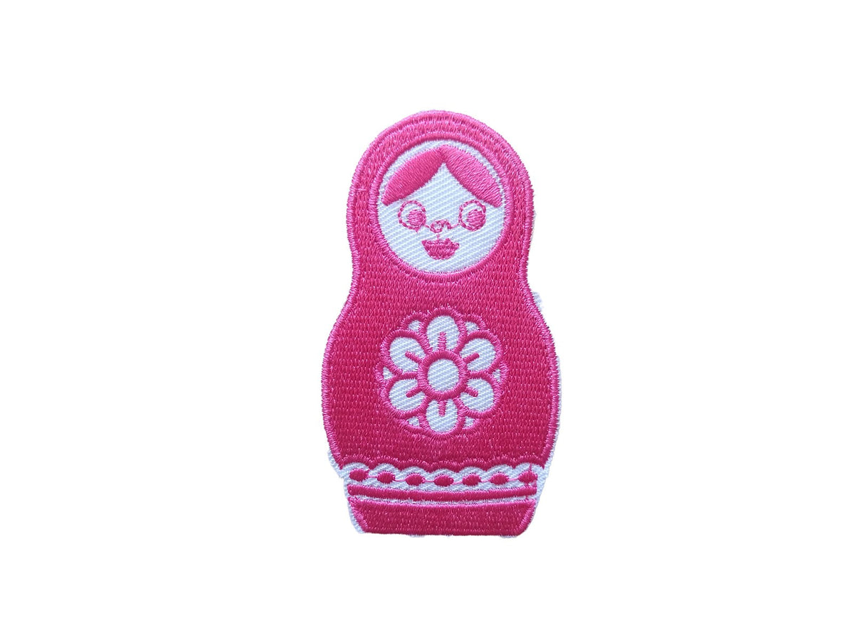 Parche Termoashesivo Matrioska Rosa - Gemelolandia