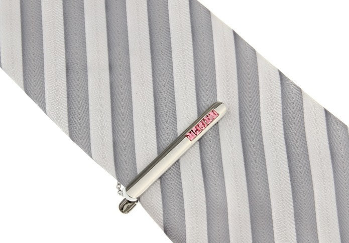 Pasador de corbata Five Crystal Pink