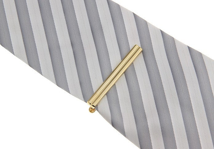 Pasador de Corbata Golden Single Stripe