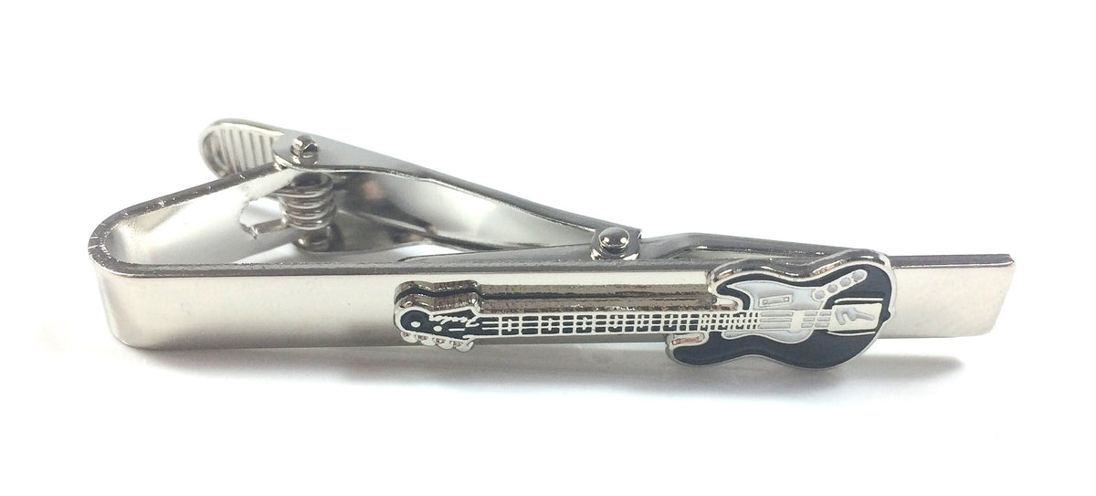 Pasador de Corbata Guitarra Fender Stratocaster Negra