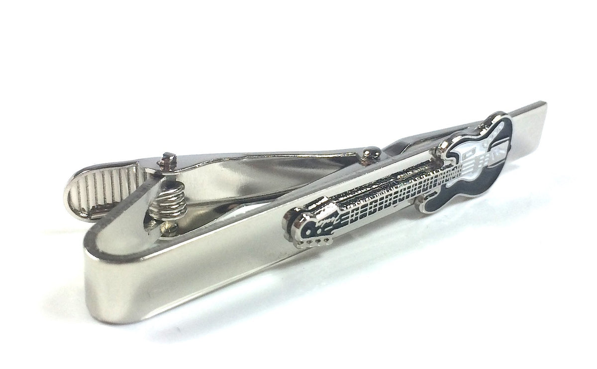 Pasador de Corbata Guitarra Fender Stratocaster Negra