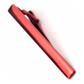 Pasador de Corbata Liso Rojo