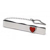 Pasador de Corbata Red Heart Stone