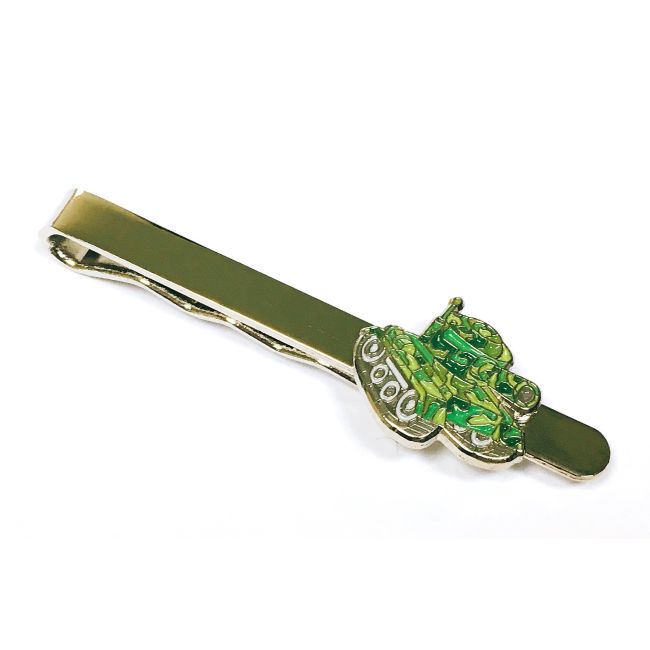 Pasador de Corbata Tanque Militar Funny