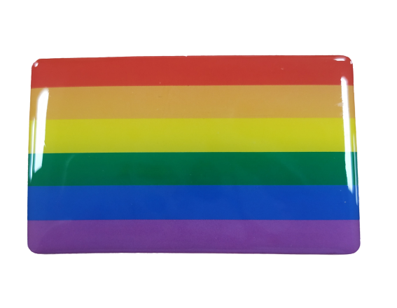 Pegatina Bandera LGTBI 7x4,3cm