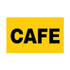 Pack de 5 pegatinas CAFE 10x6cm