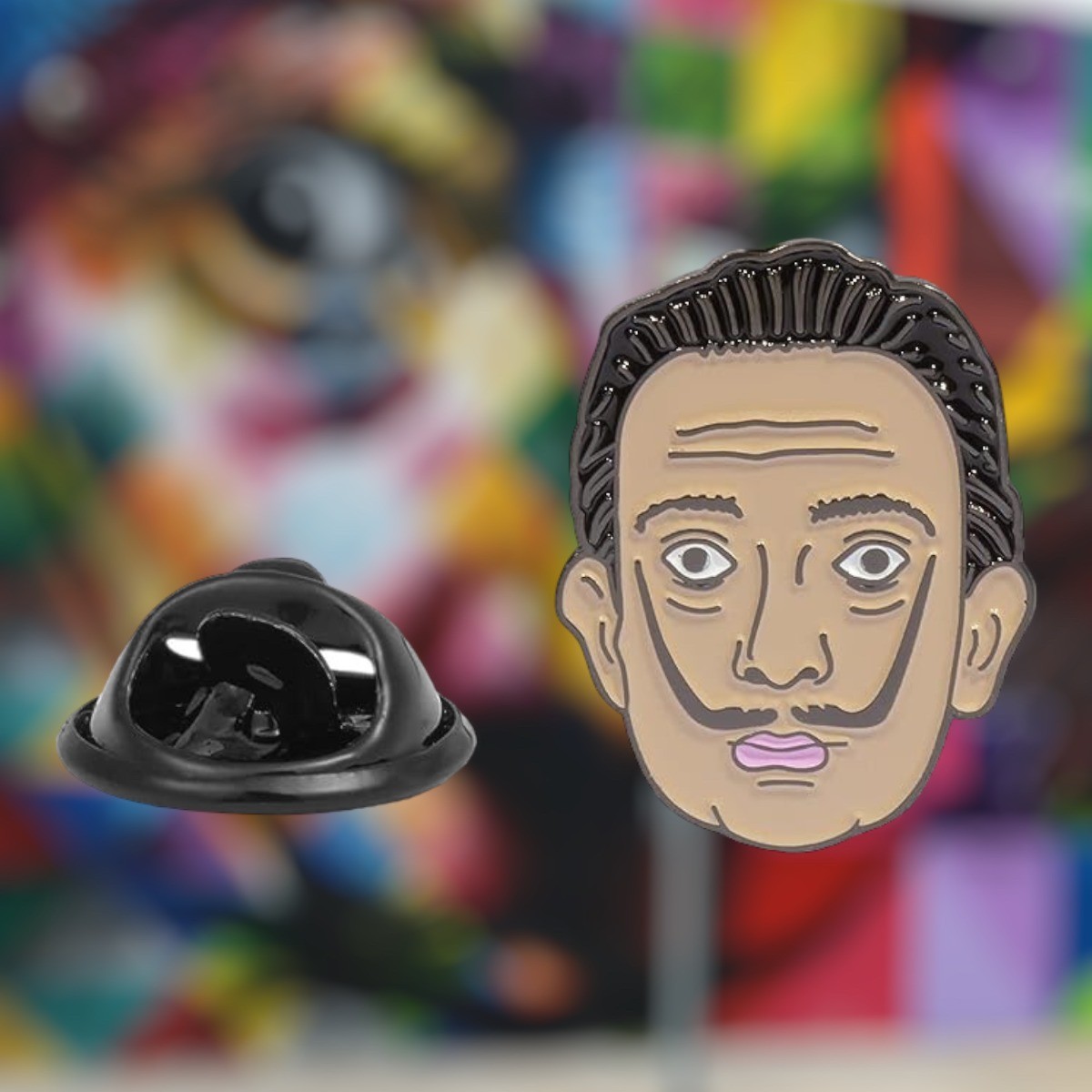 Pin de Solapa Salvador Dalí Esmaltado 30x23mm