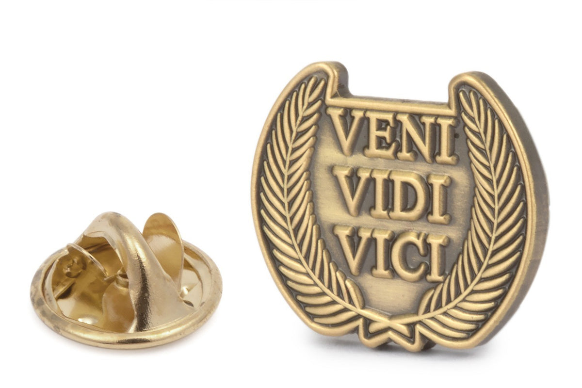 Pin de Solapa Julio Cesar Veni Vidi Vici 18mm