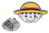 Pin de solapa luffy de one piece esmaltado a color 25mm