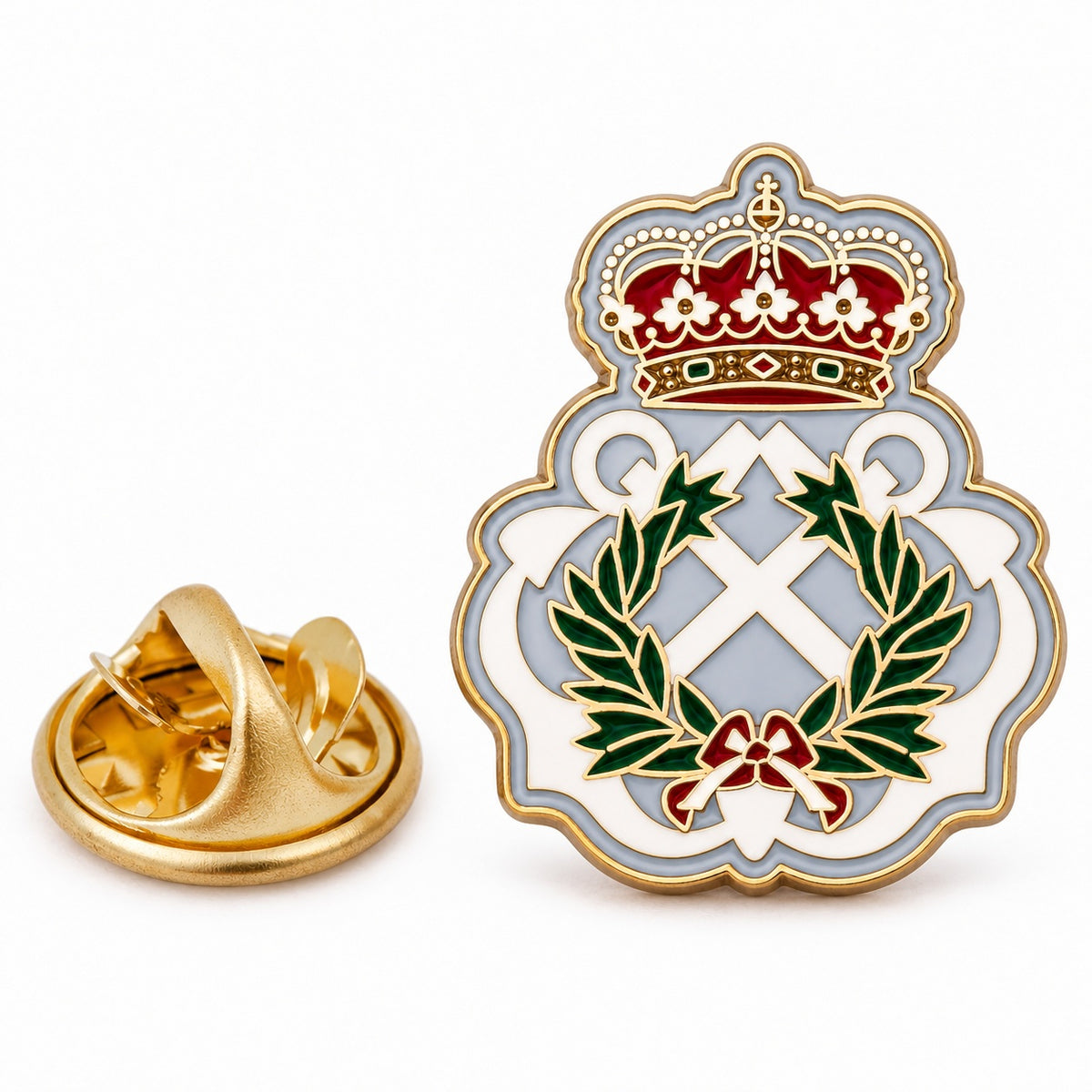 Pin de Solapa del Escudo de la Escuela Naval Militar 18 mm