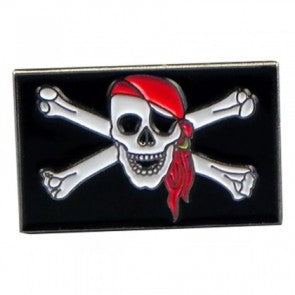 Pin de Solapa Bandera Pirata 25x15mm