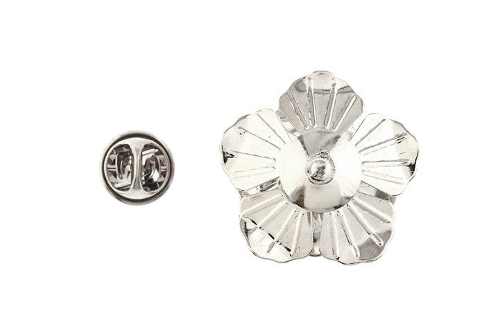 Pin Broche de Solapa Flor Rosa Claro