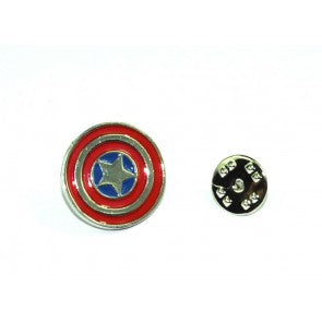 Pin Escudo Capitán América 17x17mm