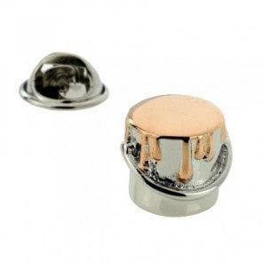 Pin de Solapa Cubo Pintor 3D 10x10mm