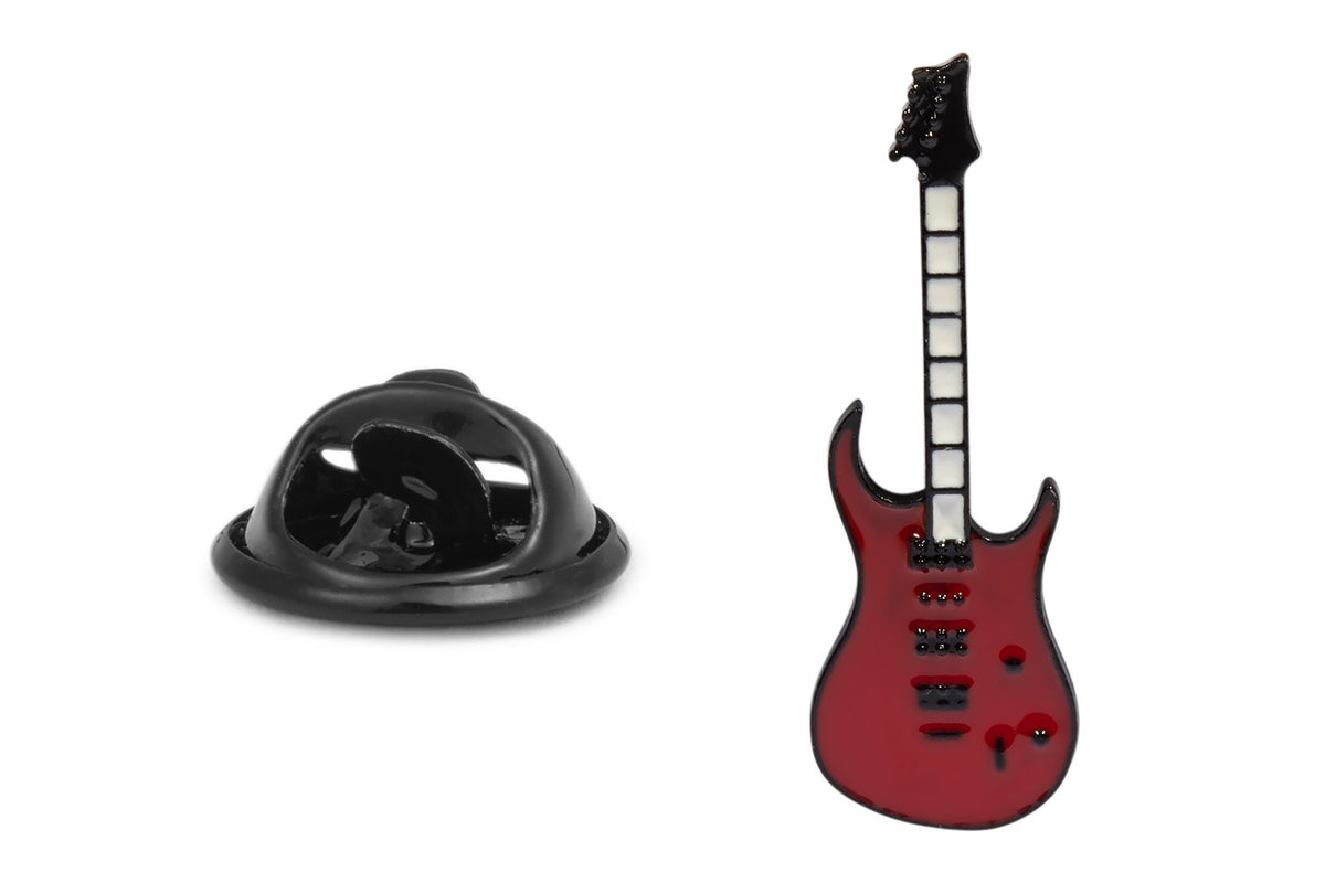 Pin de Guitarra Eléctrica Burdeos 40x13mm