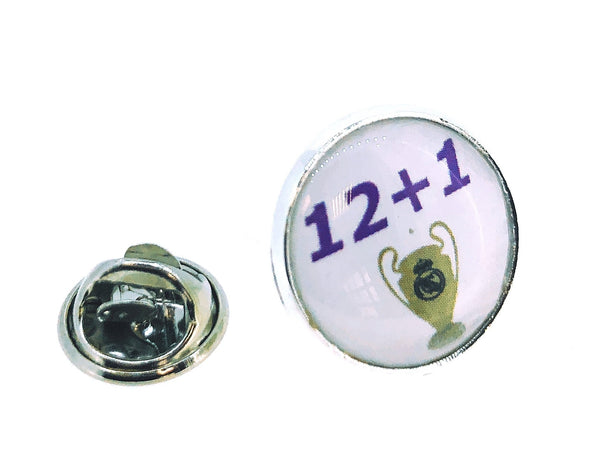 Pin de Solapa 12+1 Champions Real Madrid