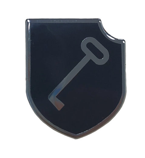 Pin de Solapa 1st SS Panzer Division 20x17mm Recreación Histórica-Réplica Militar