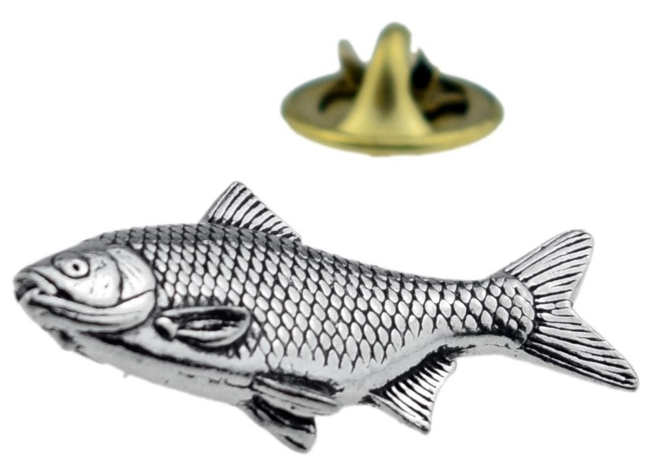 Pin de Solapa Bacalao Plateado