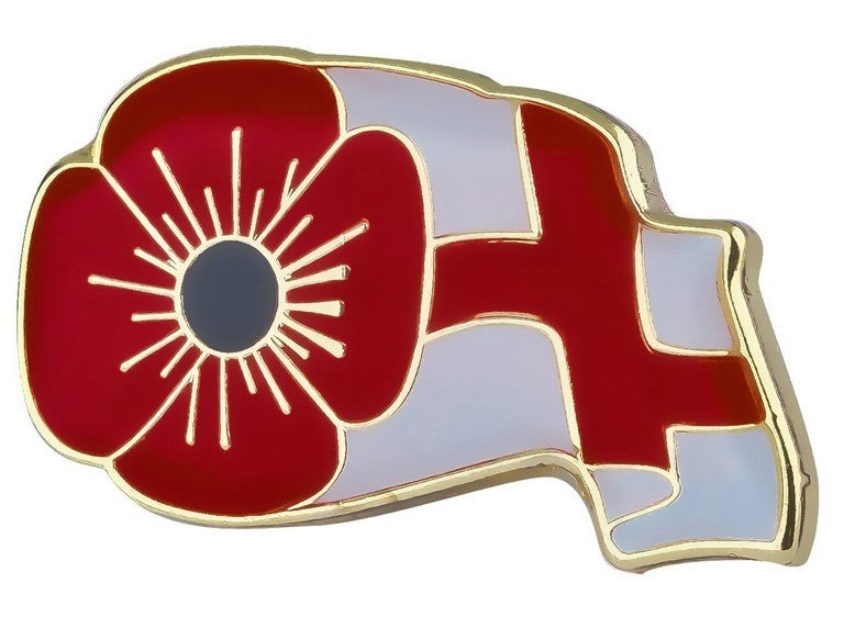 Pin de Solapa Bandera de Reino Unido Poppy
