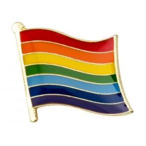 Pin de Solapa Bandera del Arcoiris LGTBI