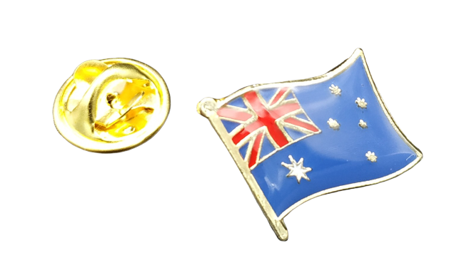 Pin de Solapa Bandera Mastil Australia 16x15mm