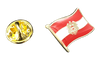Pin de Solapa Bandera Mastil Austria 16x15mm