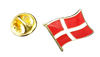 Pin de Solapa Bandera Mastil Dinamarca 16x15mm