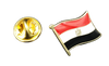 Pin de Solapa Bandera Mastil Egipto 16x15mm