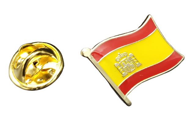 Pin de Solapa Bandera Mastil España mod 2 16x15mm