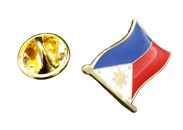 Pin de Solapa Bandera Mastil Filipinas 16x15mm