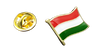 Pin de Solapa Bandera Mastil Hungria 16x15mm