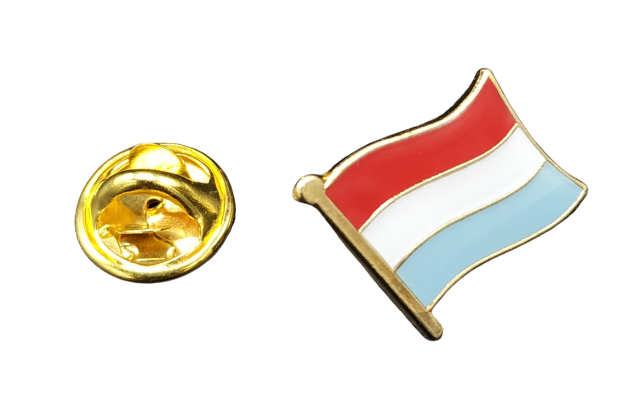 Pin de Solapa Bandera Mastil Luxemburgo 16x15mm