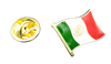Pin de Solapa Bandera Mastil Mexico 16x15mm