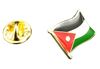 Pin de Solapa Bandera Mastil Palestina 16x15mm
