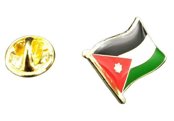 Pin de Solapa Bandera Mastil Palestina 16x15mm