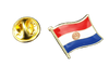 Pin de Solapa Bandera Mastil Paraguay 16x15mm