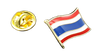 Pin de Solapa Bandera Mastil Tailandia 16x15mm