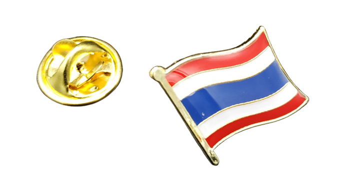 Pin de Solapa Bandera Mastil Tailandia 16x15mm