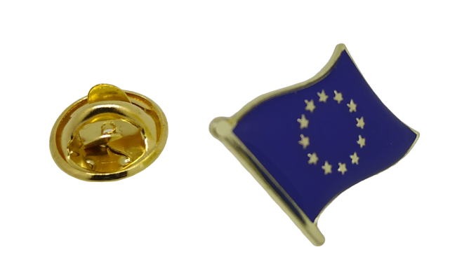 Pin de Solapa Bandera Mastil Union Europea 16x15mm