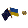 Pin de Solapa Banderas Mastil Europa y Ucrania 4x2,5cm - Gemelolandia
